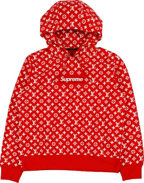 supreme louis vuitton hoodie box logo|supreme Louis Vuitton pullover.